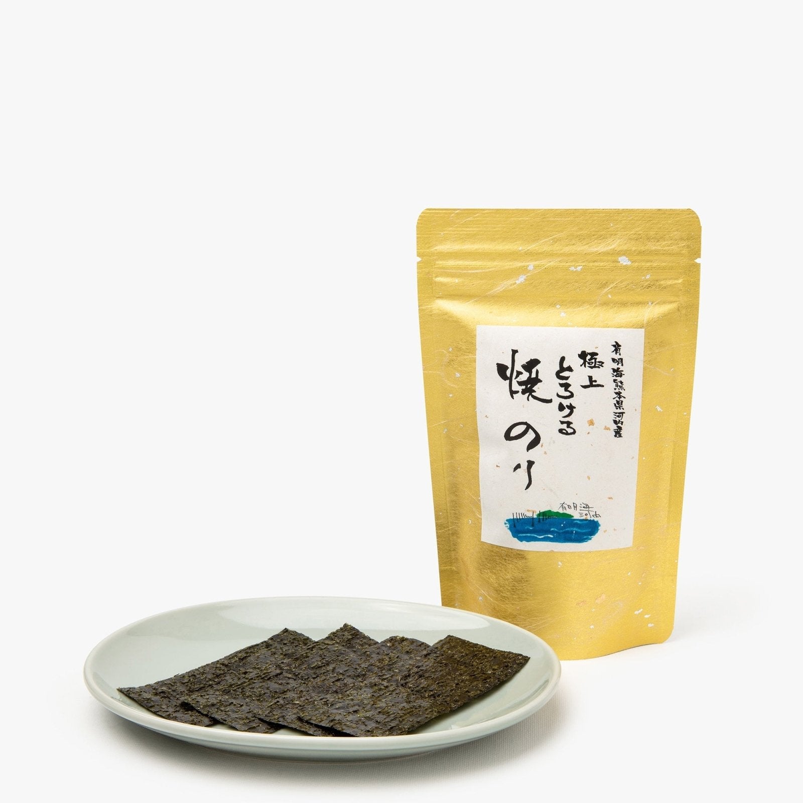 Foglie di alga nori arrostite - 44 g - Ariake Nori Labo - iRASSHAi